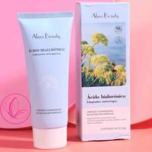 JABON FACIAL ACIDO HIALURONICO HINOJO MARINO ALMA BEAUTY